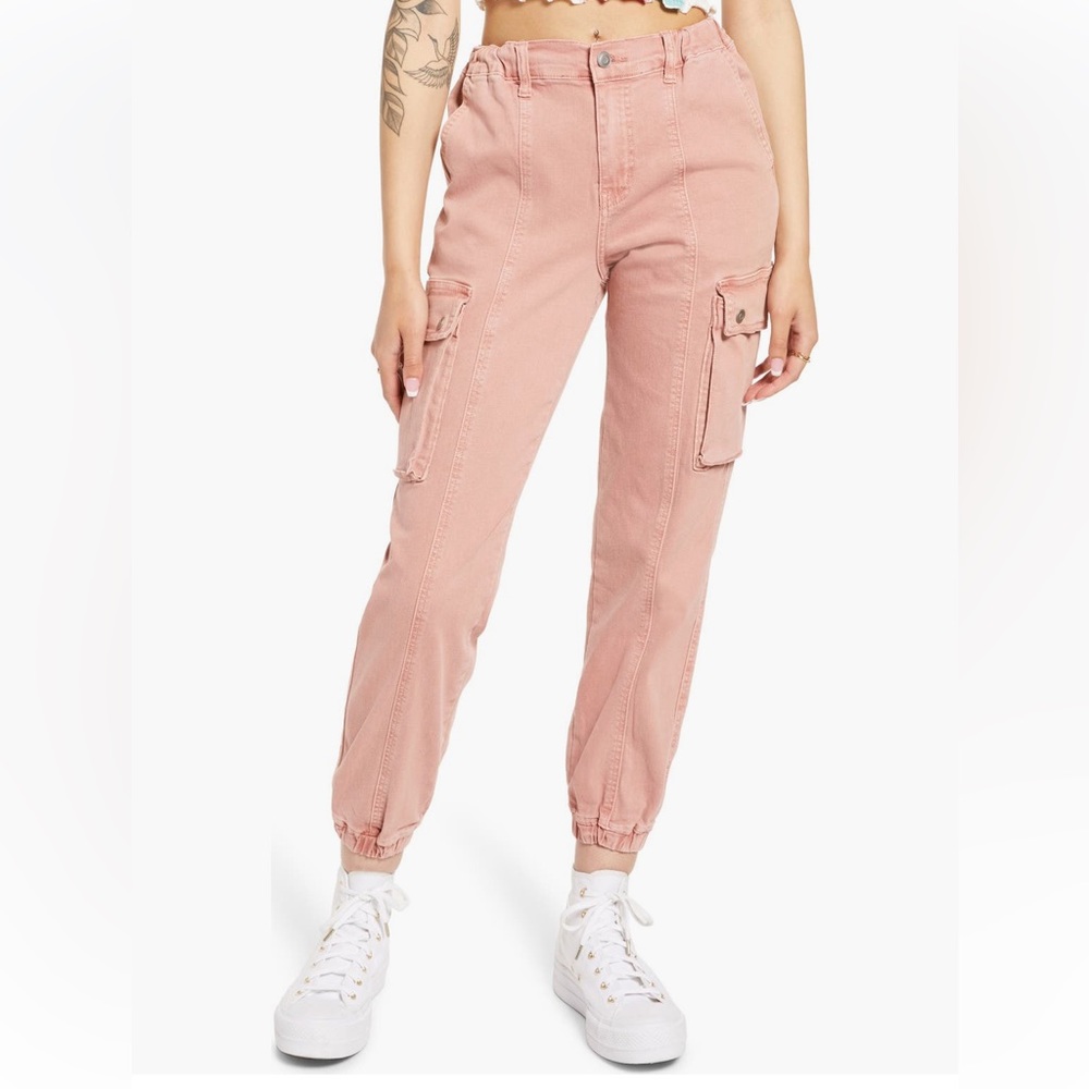 Nordstrom BP Stretch Cargo Pink Joggers size 29
